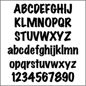 Printable Letter Template PDF Alphabet Pattern - Marker, 6 inch