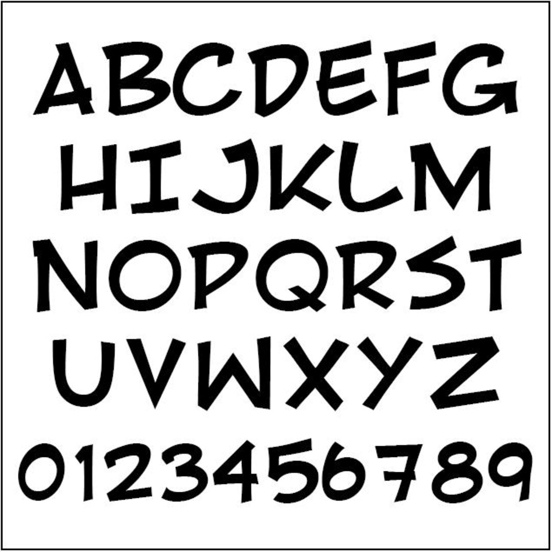 Printable Alphabet Pattern - Rivenshield, 5 Inch - Letter and Number ...