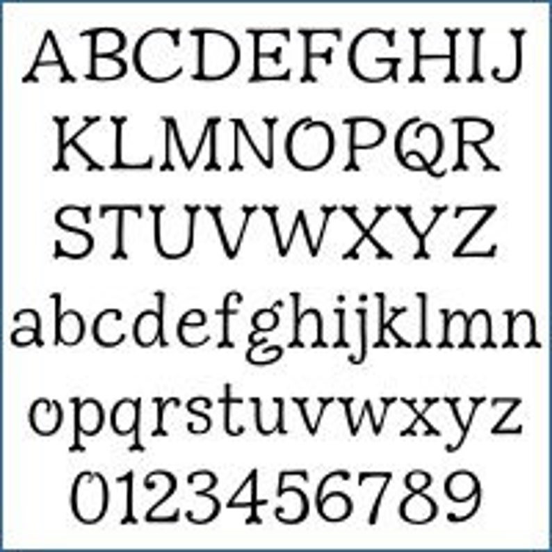 Patrón del alfabeto Hulbert, 6 pulgadas Plantilla de letra PDF imprimible imagen 1