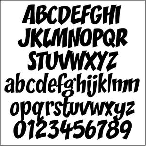 Printable Letter Template PDF  - Zoinks, 2 inch - Alphabet Pattern Download