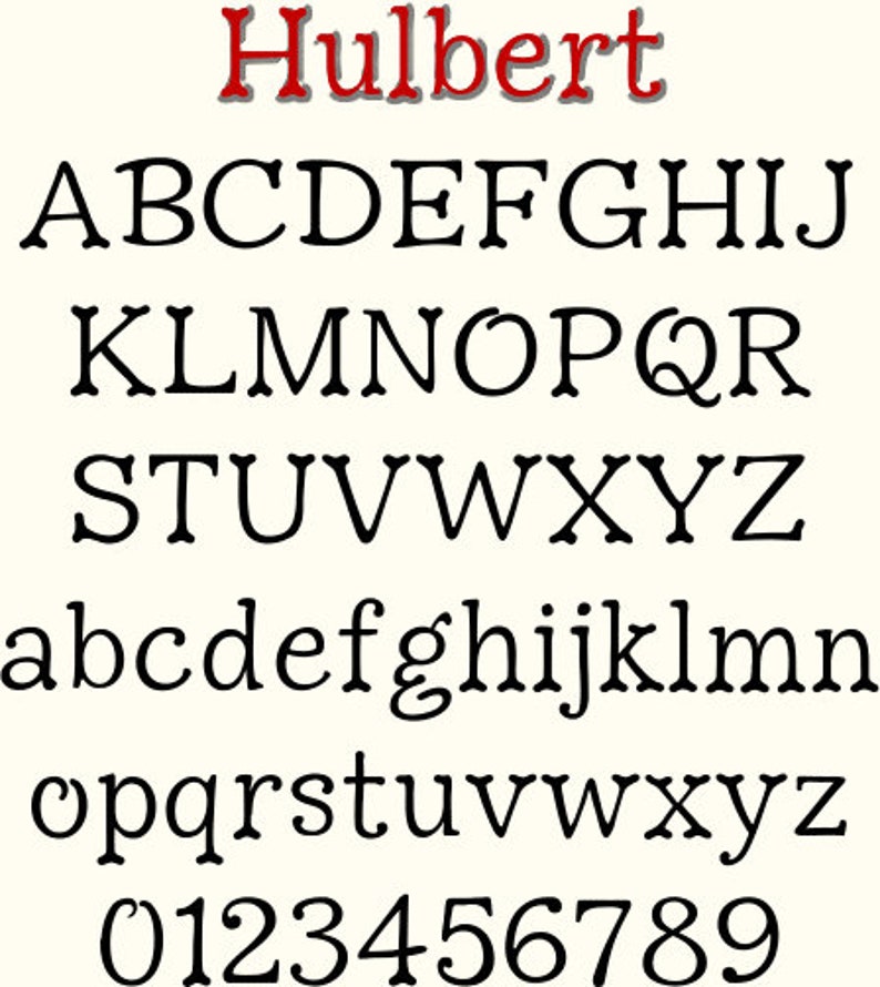 Patrón del alfabeto Hulbert, 6 pulgadas Plantilla de letra PDF imprimible imagen 2