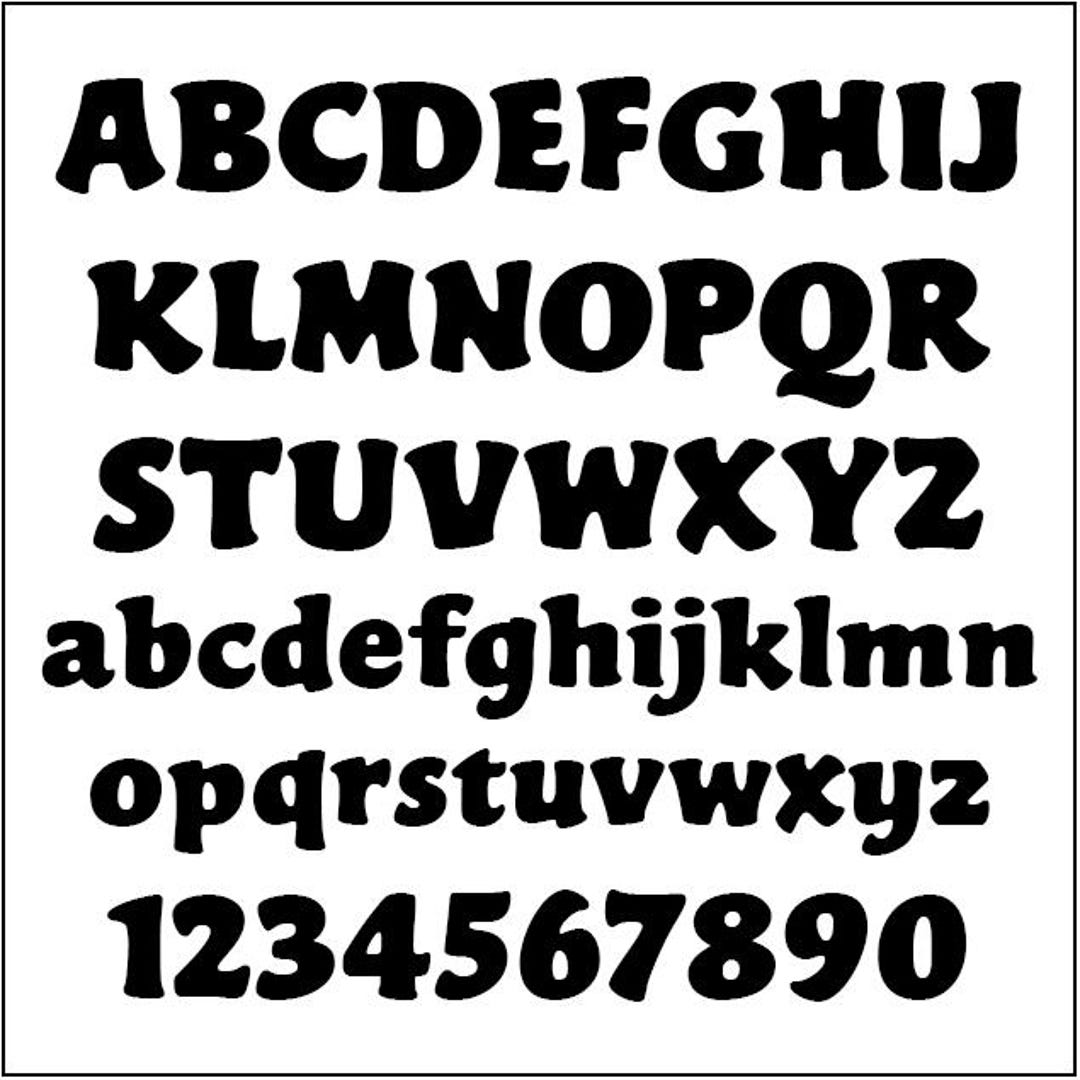 DIY Alphabet Stencil Set - Gator, 5 Inch - Printable Letters, Numbers ...