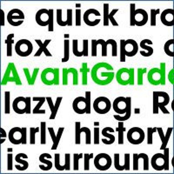 Alphabet Pattern Avant Garde, 4 Inch Printable PDF File, Digital.