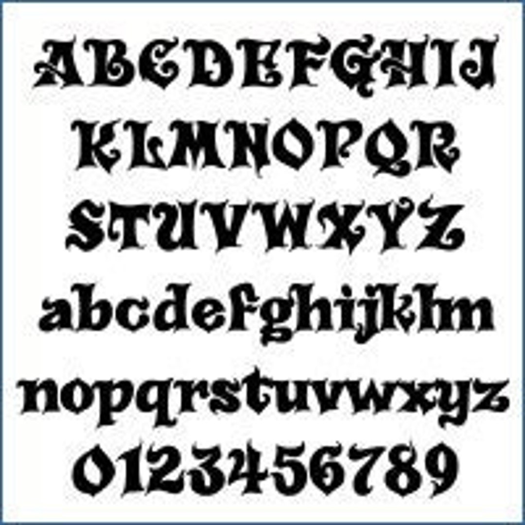 Alphabet Pattern Carousel, 2 Inch Download Font Template - Etsy