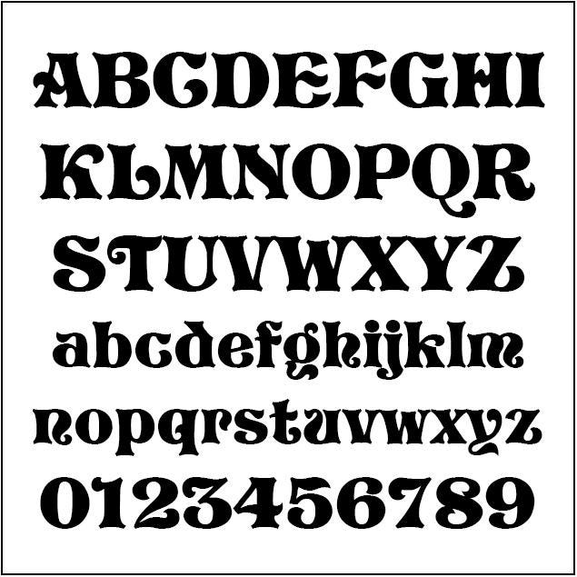Printable Alphabet Letter Patterns PDF – Value Pak - 5 Sizes of ...