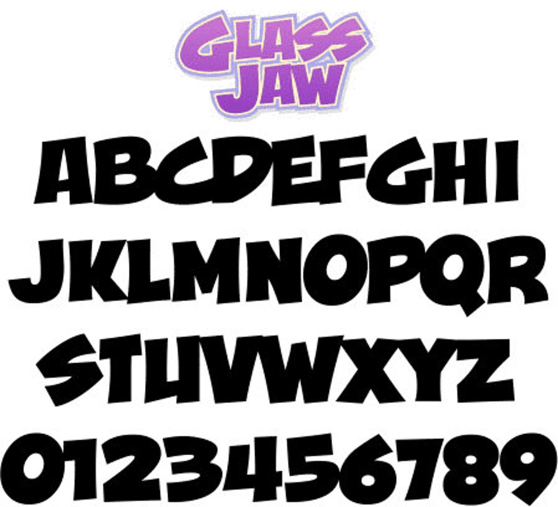 Alphabet Patterns Glass Jaw Value Pak Printable PDF File Etsy
