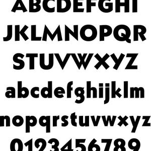 Alphabet Patterns, 5 Sizes Value Pak Bully Font Upper & Lowercase Letters, Numbers, Punctuation Immediate PDF Download image 2
