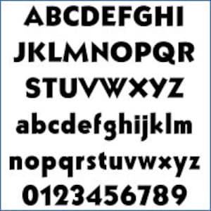 Alphabet Patterns, 5 Sizes Value Pak Bully Font Upper & Lowercase Letters, Numbers, Punctuation Immediate PDF Download image 1