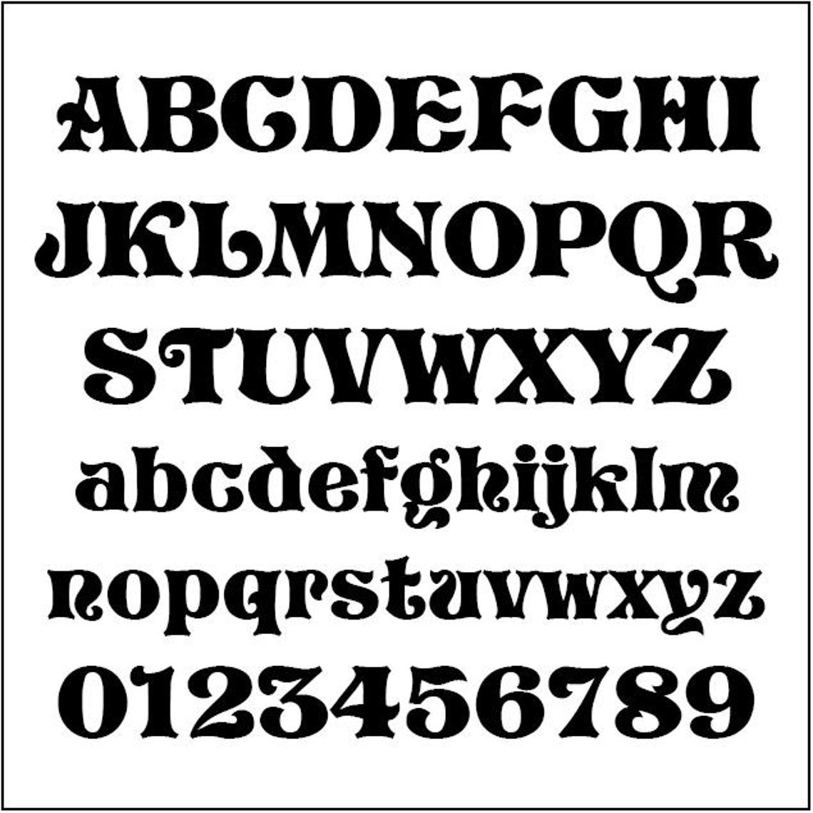 Letter Pattern Writting Printable Alphabet Letter Patterns PDF – Value Pak - 5 Sizes of ...