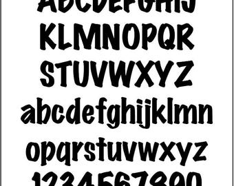 Afdrukbare briefsjabloon pdf-patroon - markering, 2 inch
