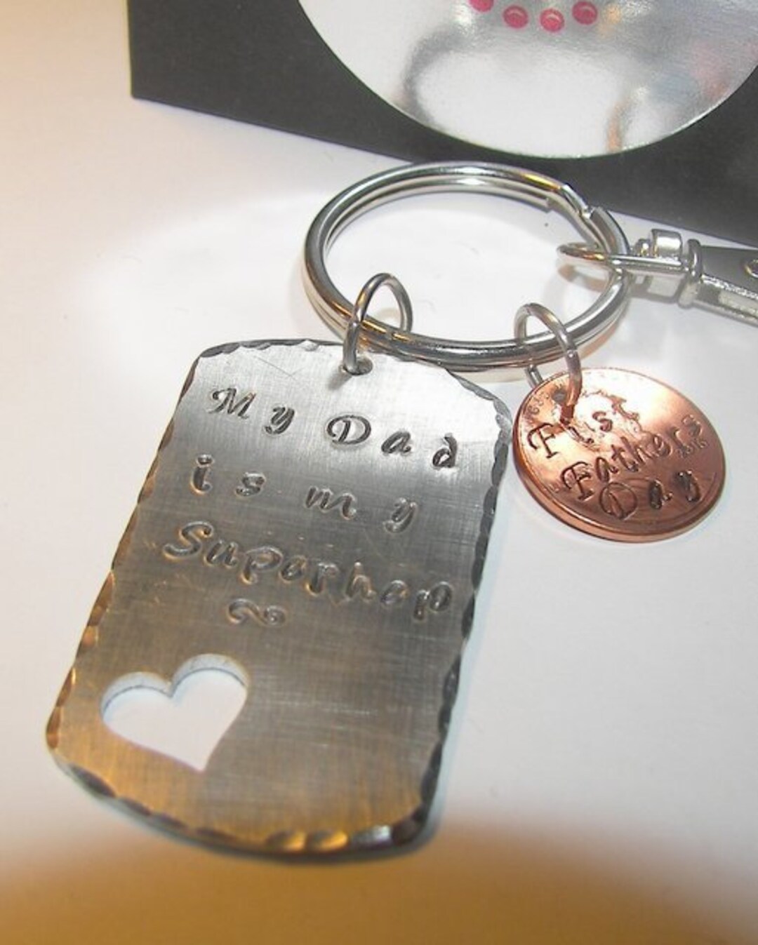 Personalized Personalized Custom Key Ring Gift for Dad With Kids Name ...