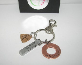 Personalized I picked you custom bar keyring, couples keychain, custom personalized hand stamped keychain jewelry gifthandstamped jewelry