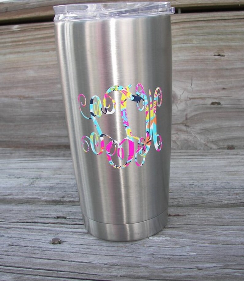 custom tumbler custom monogram insulated tumbler personalized insulated tumbler personalized mug custom mug custom monogram decal