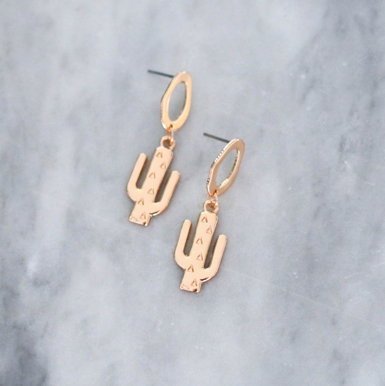 Gold Minimalist Earrings Geometric Earrings Gold Drop Earrings FIESTA Minimalist Earrings