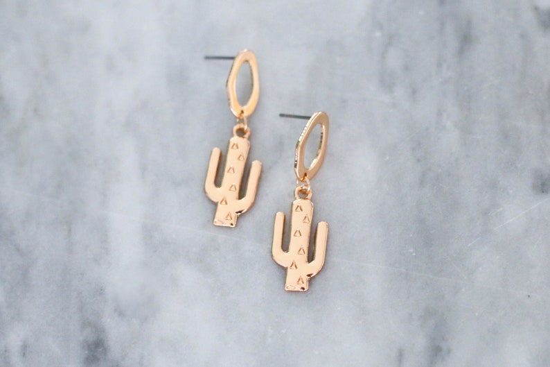 Gold Minimalist Earrings Geometric Earrings Gold Drop Earrings FIESTA Minimalist Earrings