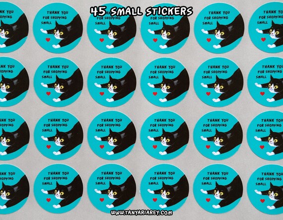 Thank You Stickers – 500PCS Watercolor Labels For Small Business, Packaging, Gifts & Cards (Cute Animal Designs)