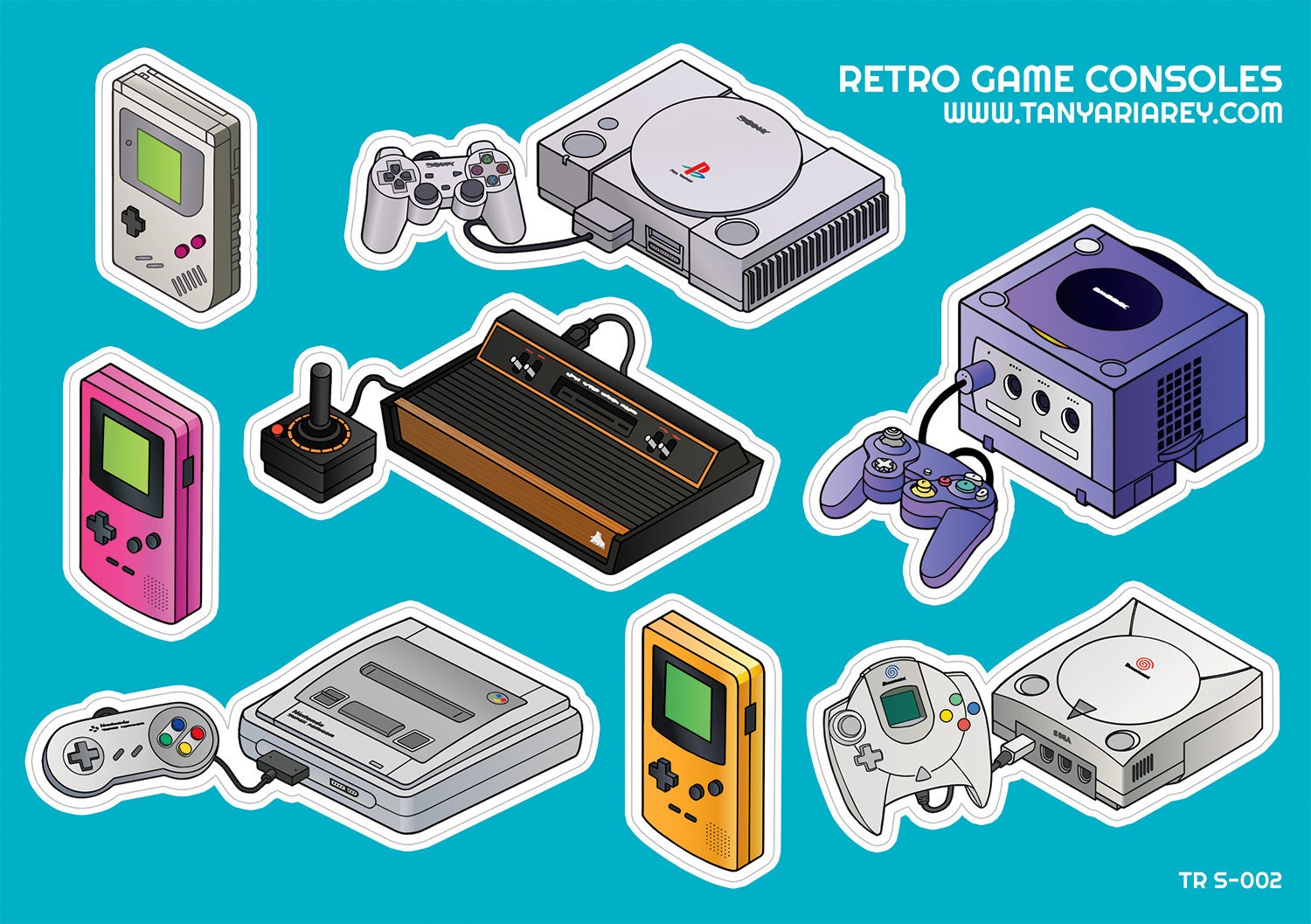 Retro Game Consoles Stickers Gamer Gift Laptop Stickers Etsy retro-game-consoles-stickers-gamer-gift-laptop-stickers-etsy
