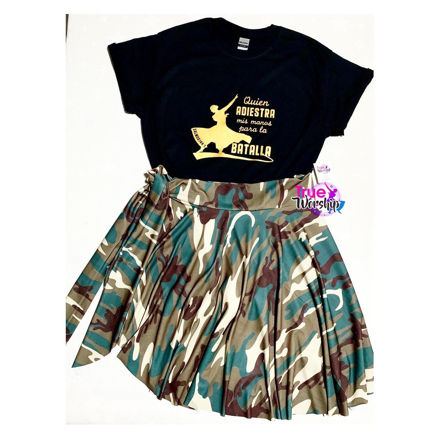 wrap around dance skirt