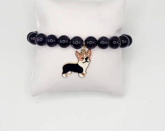 corgi charm bracelet