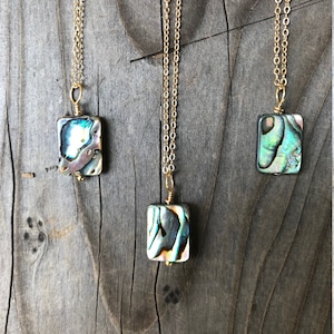 Abalone / Abalone Shell / Abalone Necklace / Abalone Jewelry / Abalone Pendant / Paua Shell / Gold Filled