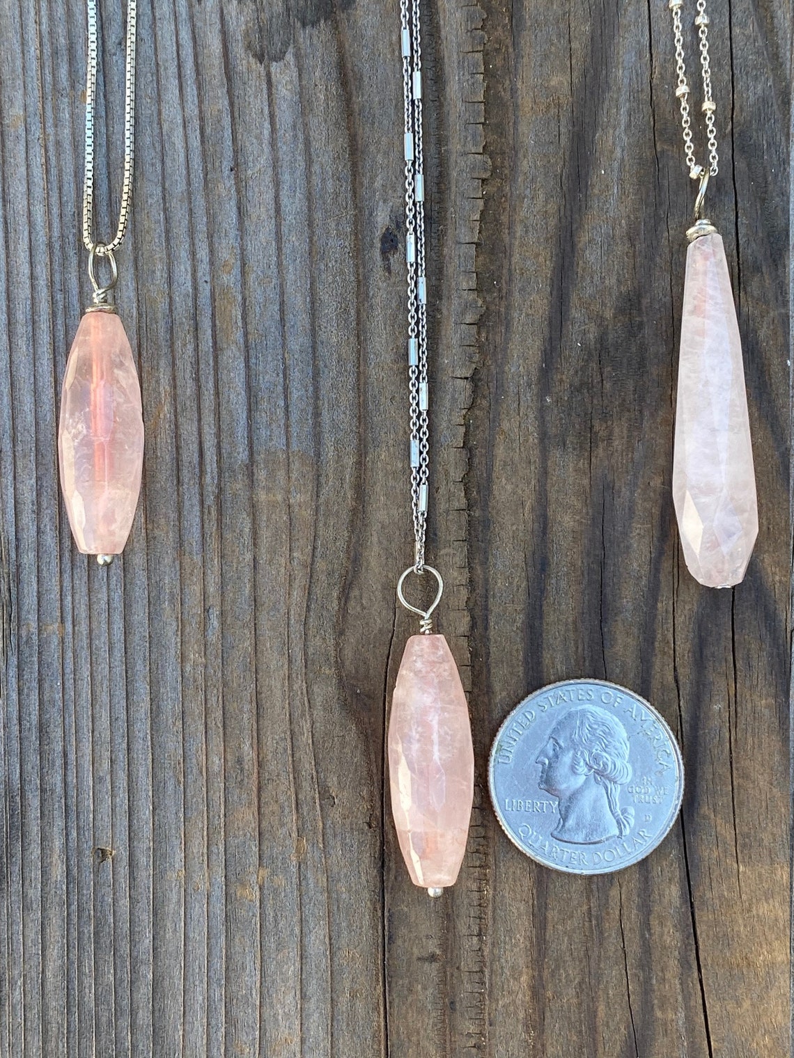 Chakra Jewelry / Rose Quartz / Rose Quartz Pendant / Rose - Etsy