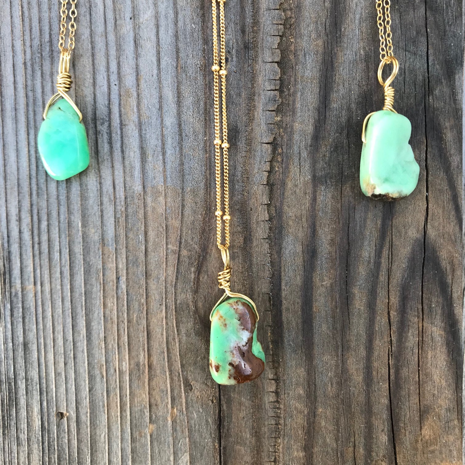 Chrysoprase necklace shop