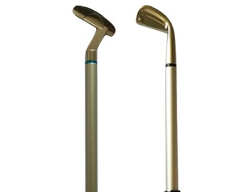 Set di penne da golf: inchiostro nero e blu, regalo per golfisti