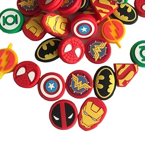 Superhero Tennis Dampeners for kids  - Best Super Hero Dampners for tennis players -Racket stuff for Kids gifts - Christmas & Birthdays