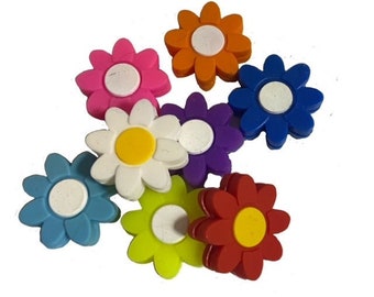Flower Tennis Racket Dampener: Colorful Designer Vibration Dampener
