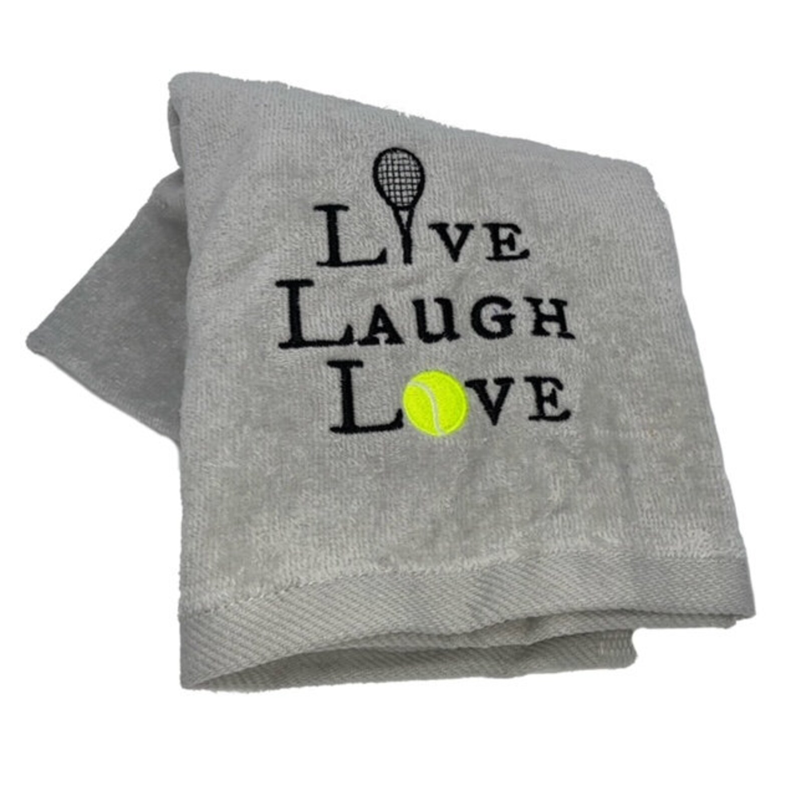 Gifts for Tennis Players Tennis Towels 'live Laugh Love', Sweat Towels