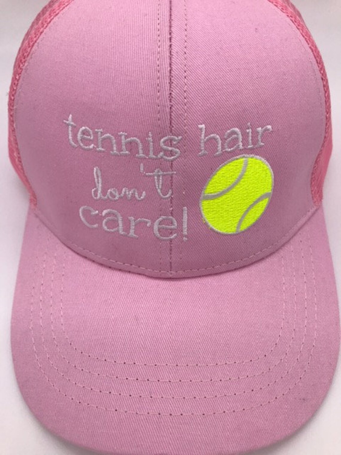 Messy Bun Hats for Tennis 'tennis Hair Don't Etsy