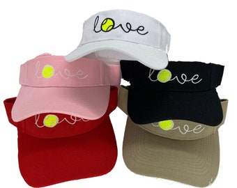 Tennis Visors - The Perfect Christmas or Holiday Gifts! Great tennis stocking stuffers.  Lots of fun colors!