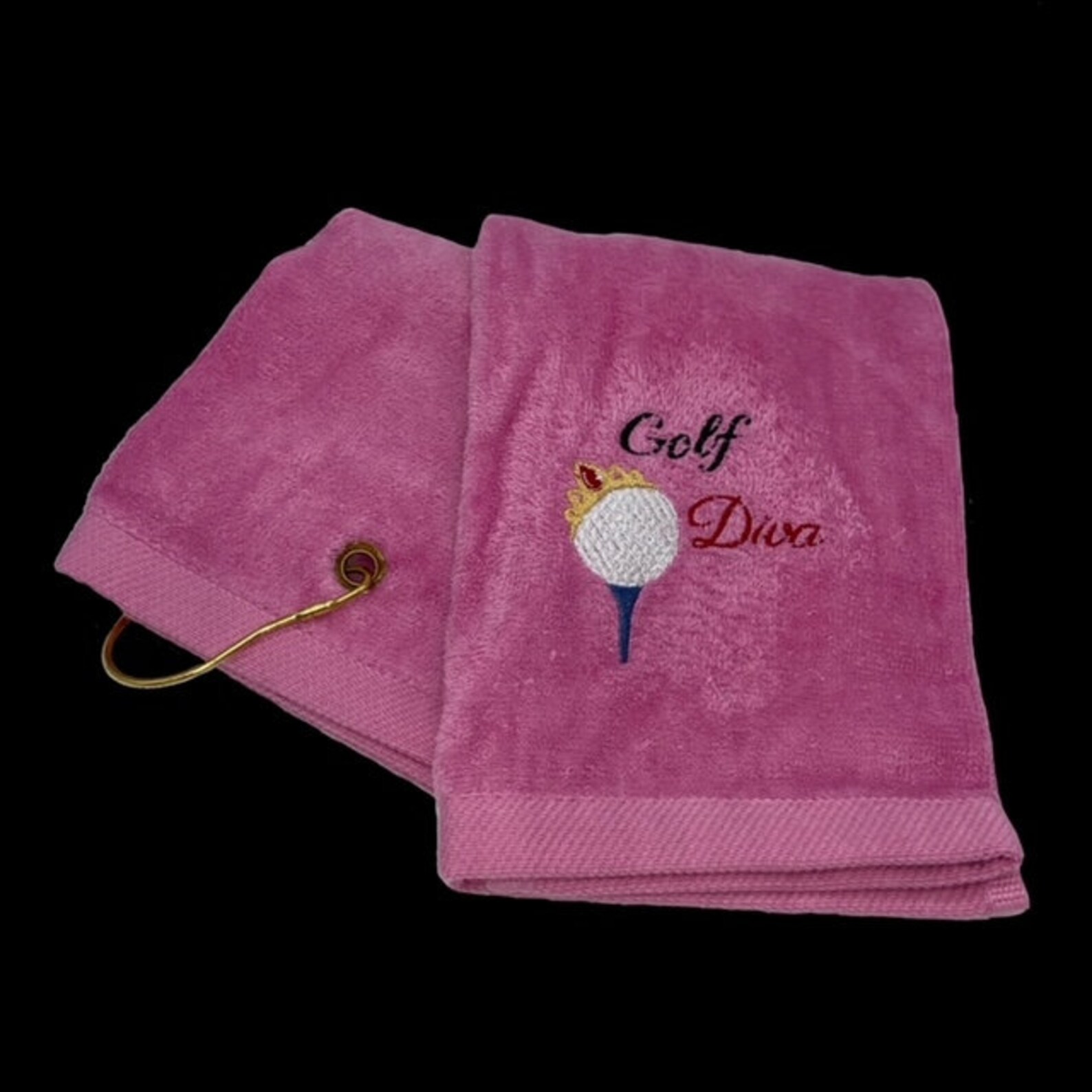 Golf Towels with Grommet and Hook Super Plush Solid Colors Etsy