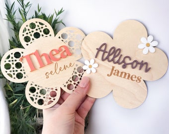 Baby Name Sign, Baby Name Announcement, Wood Baby Name Sign, Milestone Marker Sign, Newborn Photo Prop, Hospital Birth Sign