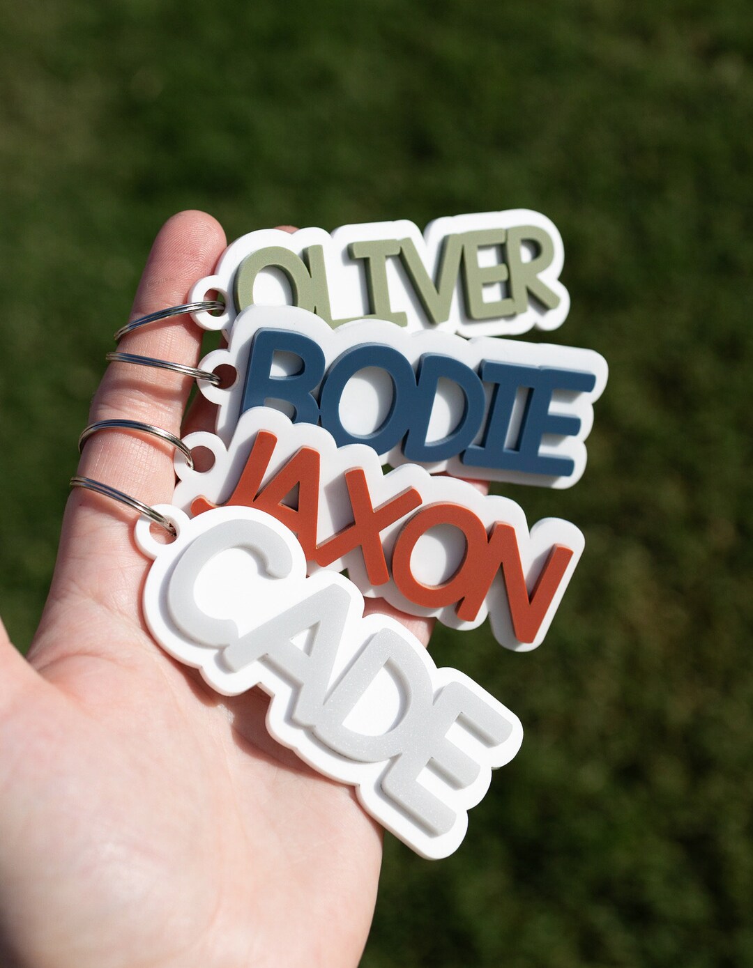 Boys Backpack Tag Keychain Name Tag for School Etsy