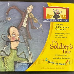 The Soldier&#39;s Tale Composed by Igor Stravinsky, The London Philharmonic Orchestra, Maestro Classics CD Album 2019, Brand New Factory Sealed