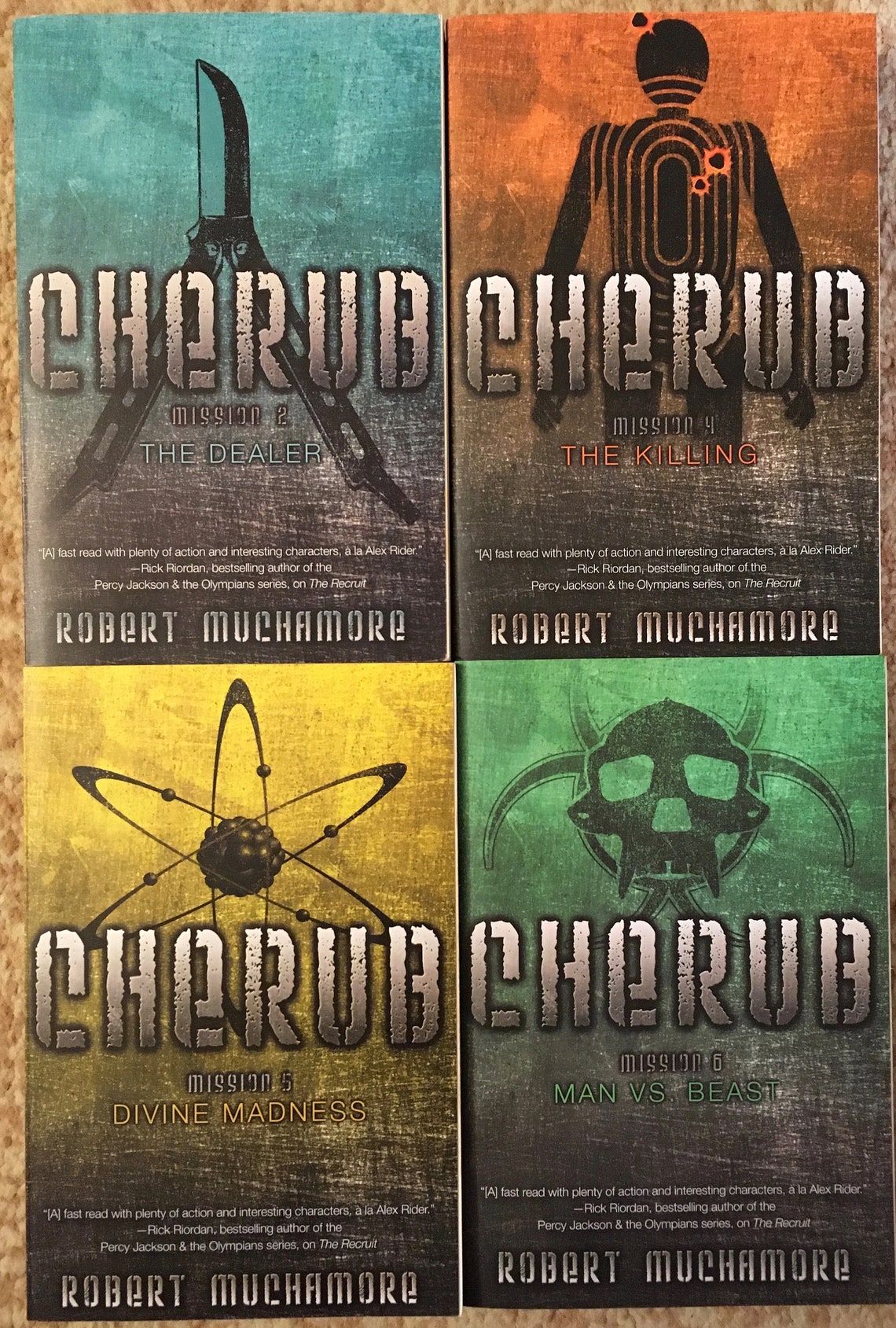 4 CHERUB Teenage Spy Novels By Robert Muchamore Books 2 4 5 Etsy