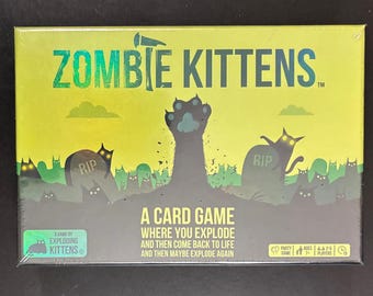 Zombie Kittens A Game by Exploding Kittens, 2022, Brand NEW Factory Sealed, Free USA Shipping