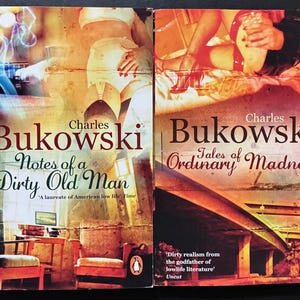 Notes of a Dirty Old Man + Tales of Ordinary Madness by Charles Bukowski , 2009 Penguin Books, Paperback Lot