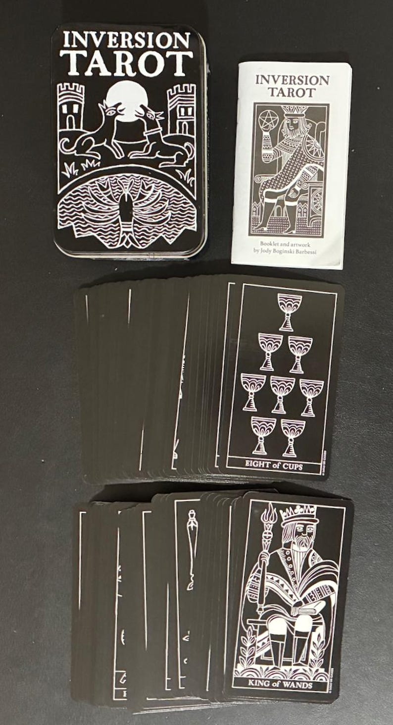 Inversion Tarot Inversion Tarot Card Deck and Guidebook in a Tin Case By jody Boginski ...