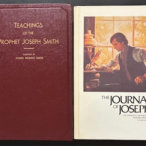 Mormon Book Lot: Teachings of the Prophet Joseph Smith (1973) + The Journal of Joseph (1980 SIGNED) Compiled by Leland R. Nelson