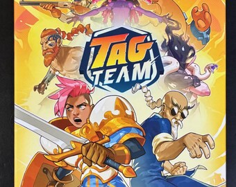 Scorpion Masqué Tag Team (From The Creators of Sky Team) Classic Arcade Fighting Inspired Table Top Card Game for Kids & Adults, As New