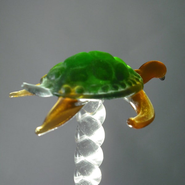 satin finish turtle lamp finial