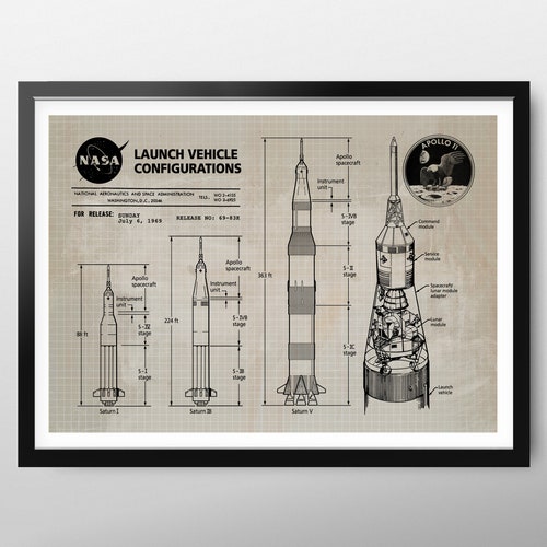 Blueprint Nasa Apollo 11 Lunar Module Blueprint Digital Print - Etsy