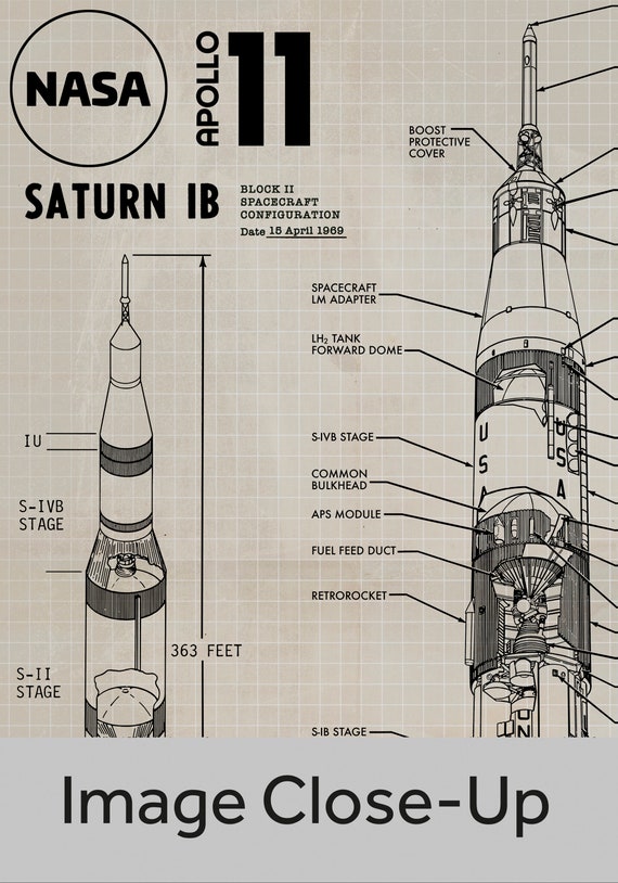 Diagram Of Apollo 11 Spacecraft