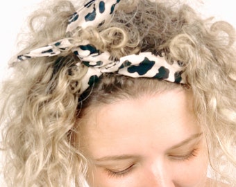 Mulberry Silk Wire Headband, hair accessories, twist headband