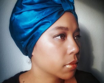 Mulberry Silk Turban, smooth hair protection, anti frizz, hydrated hair