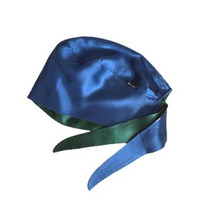 Natural Silk Scrub Caps, Breathable and Gentle on Hair