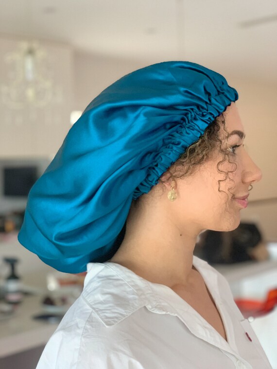 Oversized Silk Bonnet Double Layer 100 