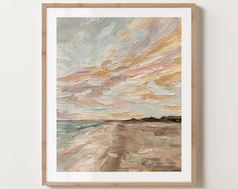 Gemälde von einer mexikanischen Landschaft / See / Strand